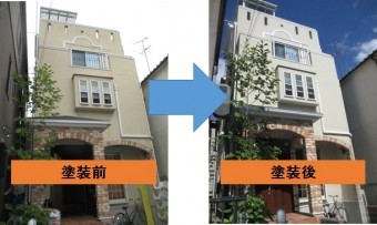 塗装前塗装後