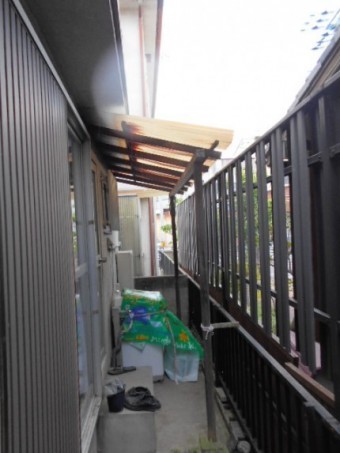 木製テラス屋根