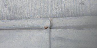 尼崎市板金部分の釘サビ