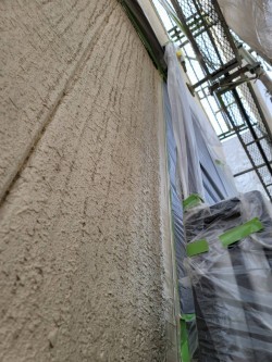 西宮市目地充填作業