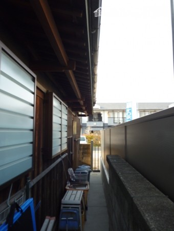 直付けテラス屋根工事