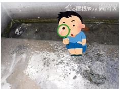 陸屋根バルコニーチェックを