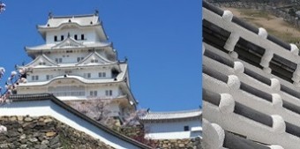 姫路城の屋根