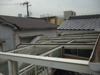 テラス屋根撤去