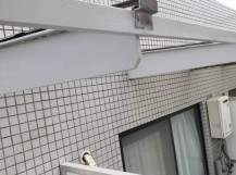 西宮市サビついた鉄部に塗装をしました