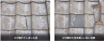 瓦のメンテナンス