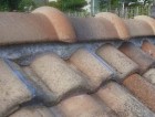 西宮市モニエル瓦ズレを戻して補修