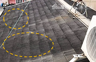 塗装のはがれ