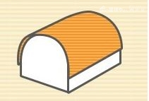 かまぼこ屋根