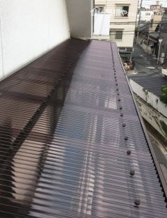 波板張替工事