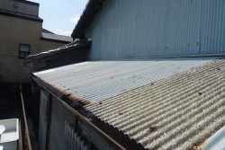 下屋根施工前1