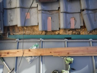 屋根部分葺き替え工事