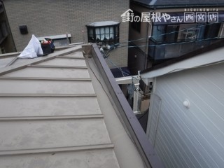 屋根笠木修理2