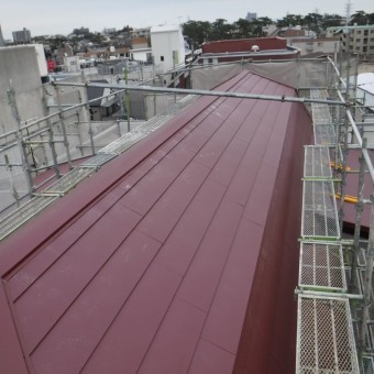 苦楽園屋根カバー工事9