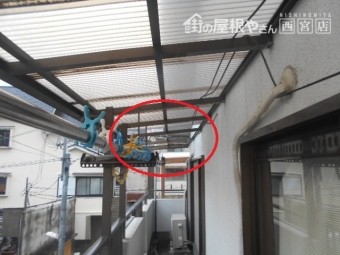 波板張り替え現調