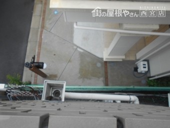 波板張り替え現場下見