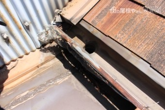 芦屋市雨漏り現場5