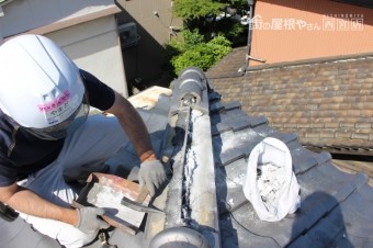 川西市雨漏り調査4
