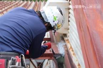 工場屋根雨漏り修理6