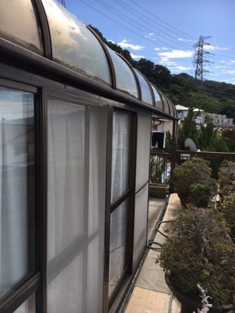 テラス屋根張替