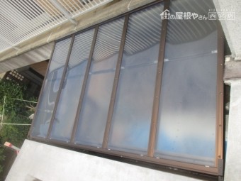 テラス取替完成