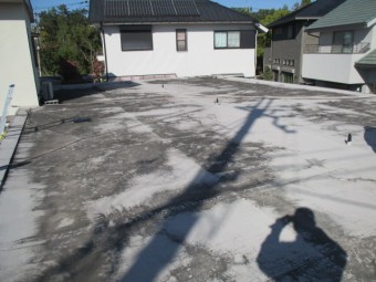 西宮市木造住宅陸屋根仕様の表面劣化