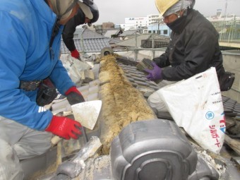 棟瓦土