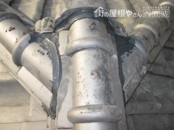 棟瓦コーキング