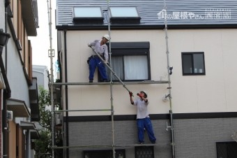 外壁塗装最終日6