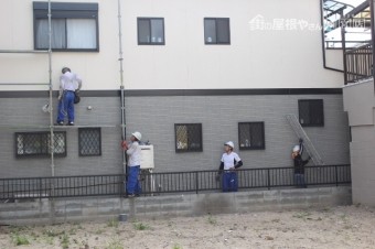 外壁塗装最終日7