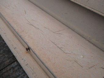 芦屋市宮塚町カラーベスト屋根板金部分釘サビ