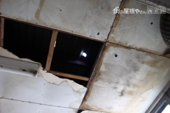 伊丹市倉庫屋根修理1
