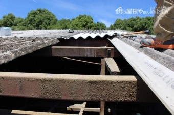 伊丹市倉庫屋根修理3