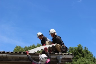 伊丹市倉庫屋根修理4