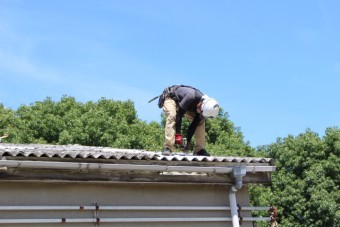 伊丹市倉庫屋根修理6