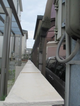 西宮市にてカーポート屋根作業時の注意点