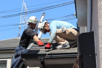 スレート屋根修理