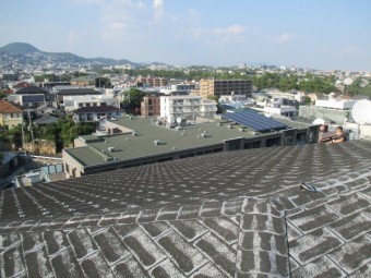 西宮市築20年アスファルトシングル屋根