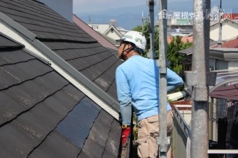 スレート屋根修理