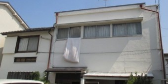西宮市築30年ほど木造二階建て住宅陸屋根