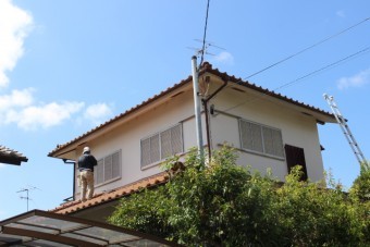 屋根葺替え現場調査6