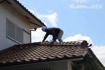 屋根葺替え現場調査8