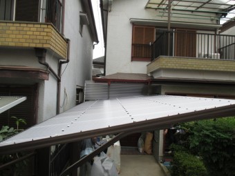 波板張り替え後