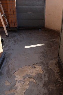 ベランダ防水修理施工前