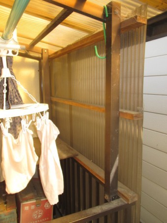 ベランダの屋根