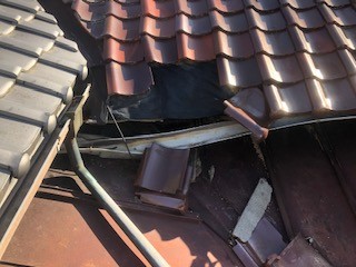 尼崎市瓦屋根現場調査9