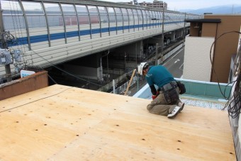 バルコニー屋根修理16