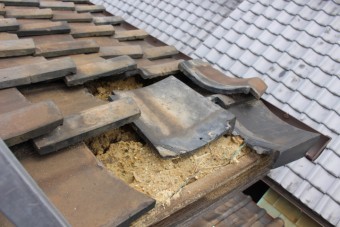 瓦屋根修理現場写真5