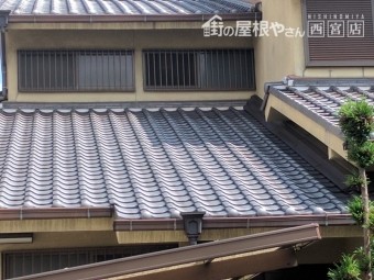 漆喰の保護完成