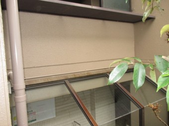 雨漏り硝子屋根